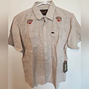 Howler deluxe short sleeve snap shirt